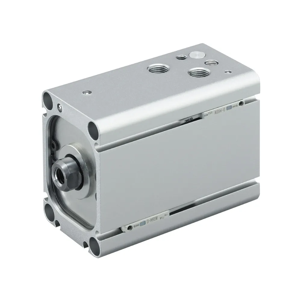 Xi lanh khí nén compact tiết kiệm khí lực đẩy gấp đôi - CDQ2B-X3207